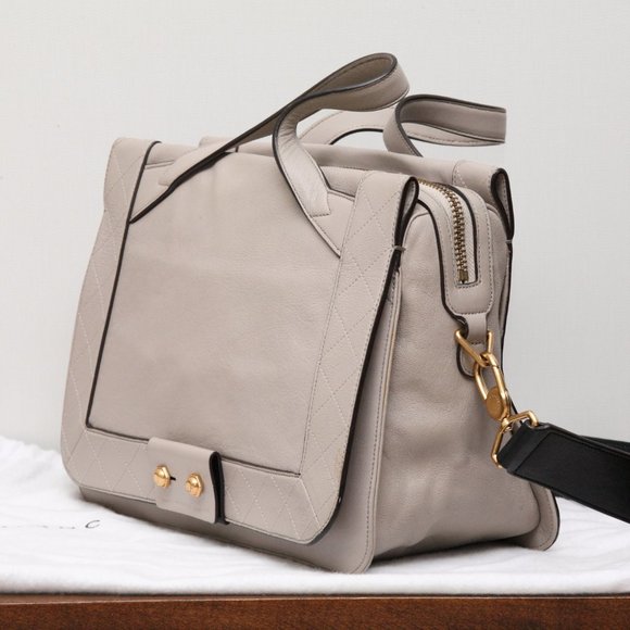 MBMJ Slate Coloured Leather Handbag - Picture 2 of 9